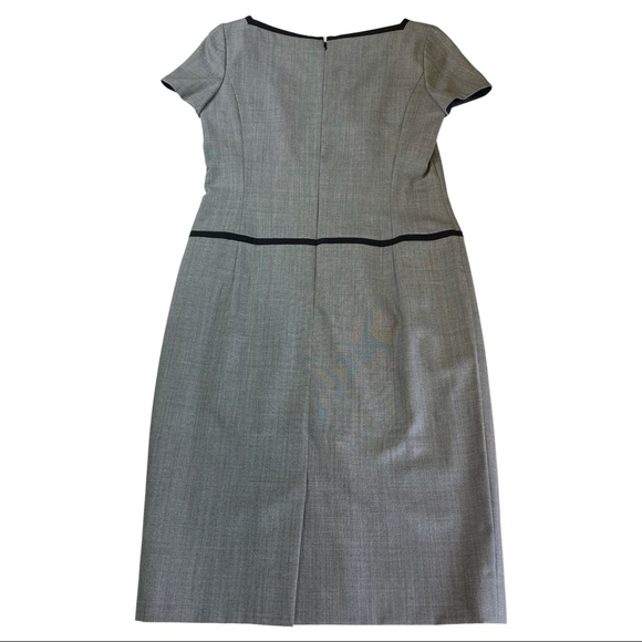 Escada Wool Dress Sheath Gray Women Size 36 US 4 - Picture 2 of 10